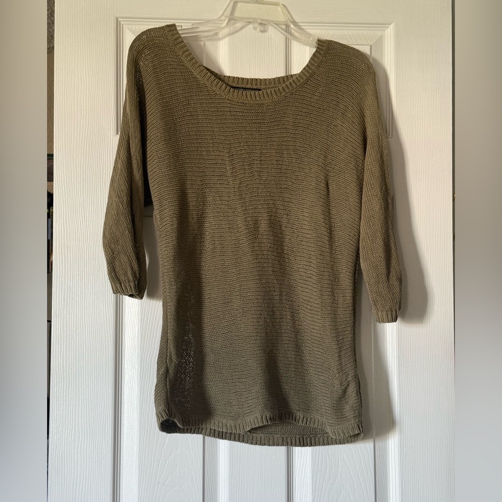 Banana Republic Green Crew Neck Sweater